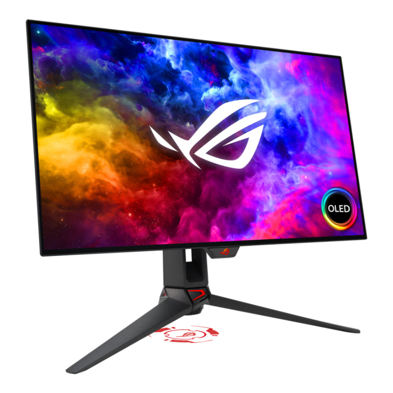 ASUS PG27AQDM ROG Swift Gaming Monitor - 26.5" OLED / 0.03ms / 240Hz / HDMI 2.0 / DP 1.4 / USB 3.2 Gen 1 Type-A / 3YW - Gaming Monitor