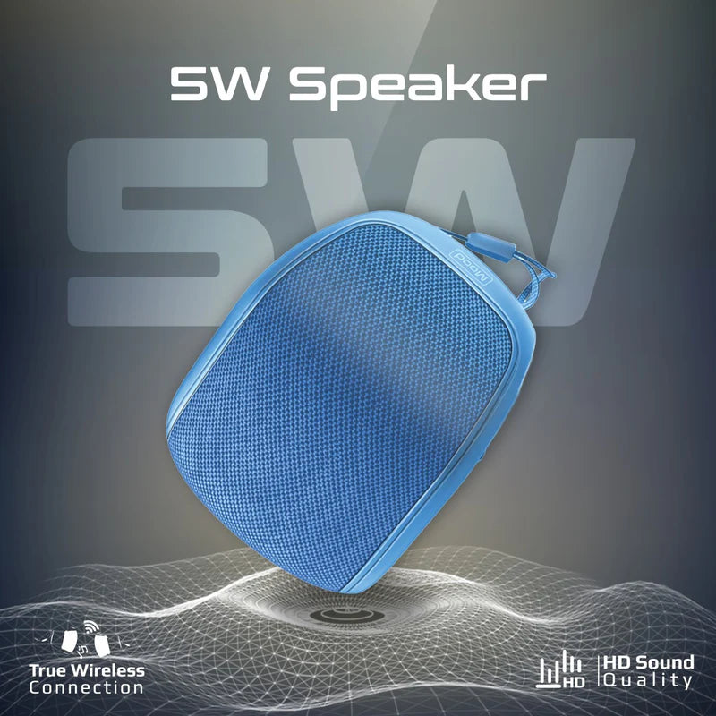 PROMATE High-Fidelity Mini Bluetooth Speaker - 1200mAh / Bluetooth 5.3 / Blue
