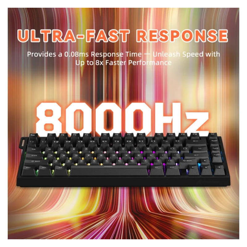 لوحة مفاتيح ألعاب ميكانيكية هجينة ستيل سيريز أبيكس 5، سلكية، RGB، باللون الأسود