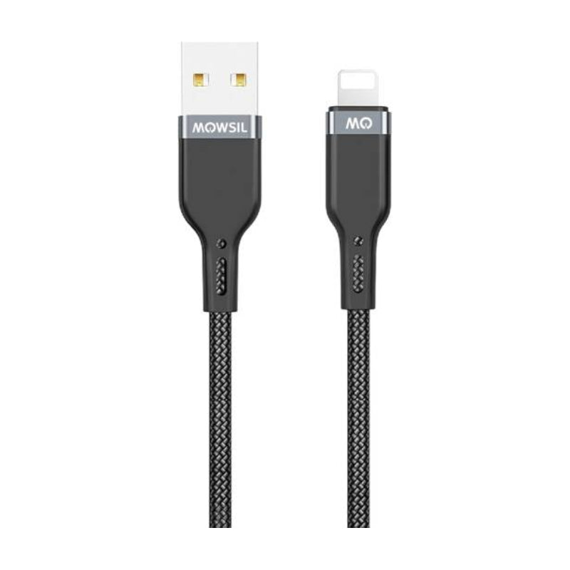 Mowsil USB-A to USB-C Cable - 2 Meter / Black