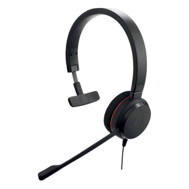 Jabra Evolve 20 MS Mono Headphone - Wired / USB-C/A / Black