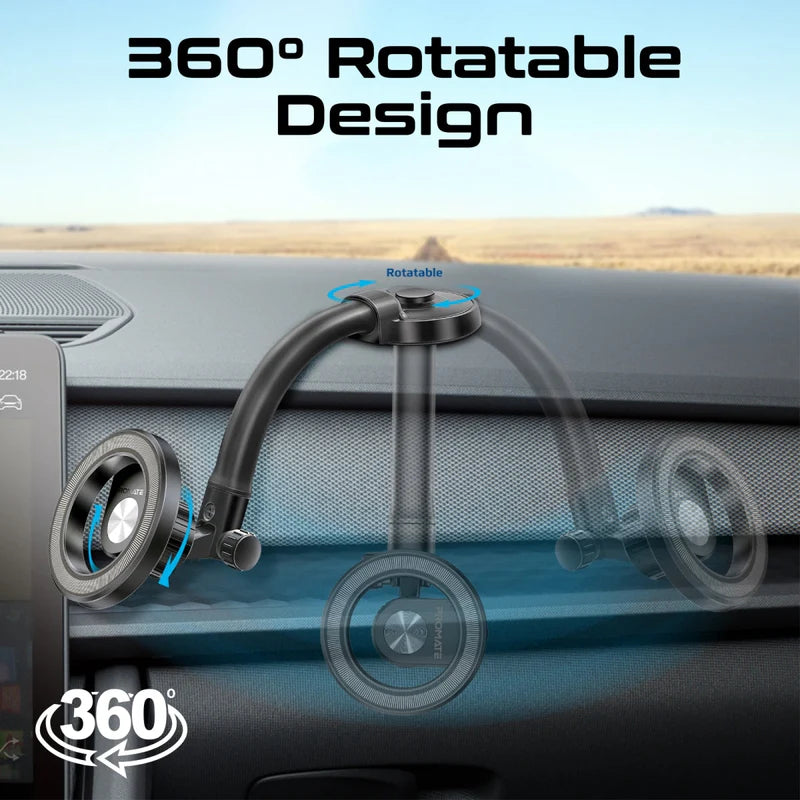 PROMATE MagGrip 360° Cradleless Magnetic Ring Smartphone Holder