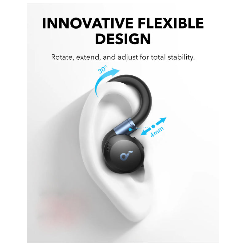 Anker Soundcore Sport X20 Earbuds with Hook - In-Ear / Bluetooth 5.3 / Black