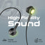 PROMATE LumiBuds-C LumiSound Transparent Stereo USB-C Wired RGB Earphones - Wired / USB-C / Black