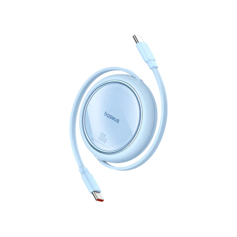 Baseus Free2Pull Retractable USB-C Cable - 100W / Blue