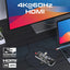 PROMATE 11-in-1 Transparent USB-C Hub - USB-C / HDMI / USB 3.0