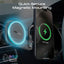 PROMATE 2-in-1 MagSafe Wireless Car Charger with Built-in Wireless Mono ENC Earphone - 15W