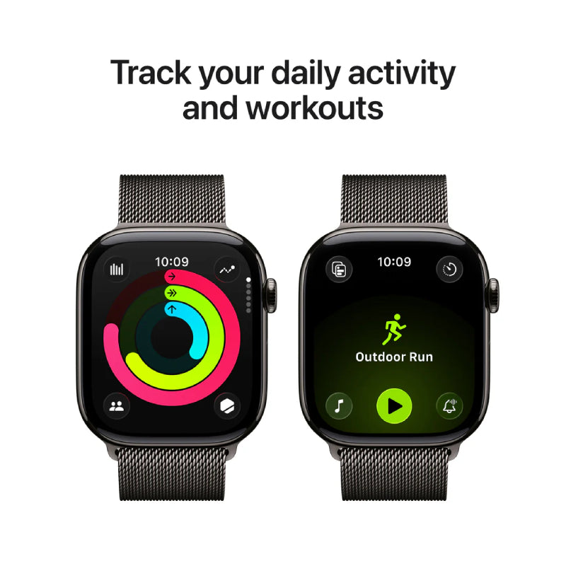 Apple Watch Series 11 - LTPO OLED / 64GB / 46mm / Bluetooth / Wi-Fi + Cellular / Small/Medium / Slate Titanium Case