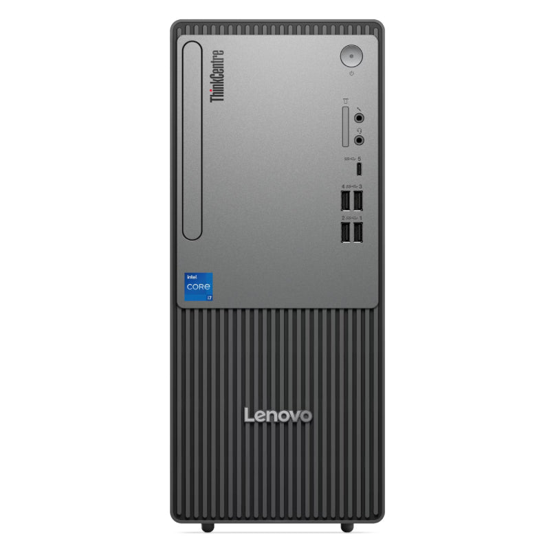 Lenovo ThinkCentre neo 50t Gen 5 - i5-14400 / 8GB / 512GB (NVMe M.2 SSD) / Win 11 Pro / 1YW / Black - Desktop