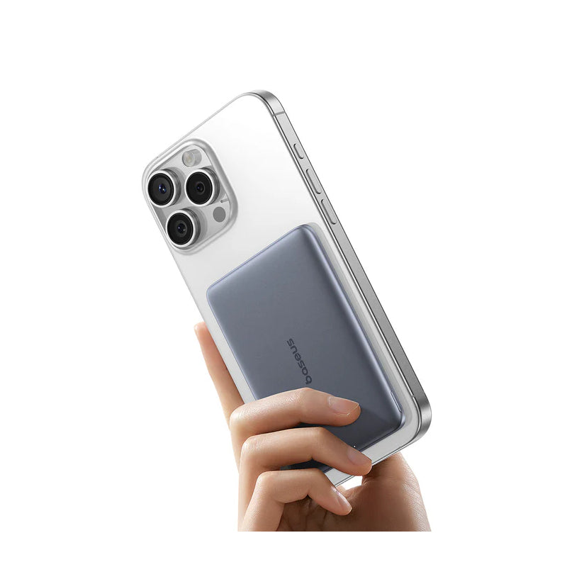 Baseus PicoGo Ultra-Slim Magnetic Power Bank - 5000mAh / 20W / Grey