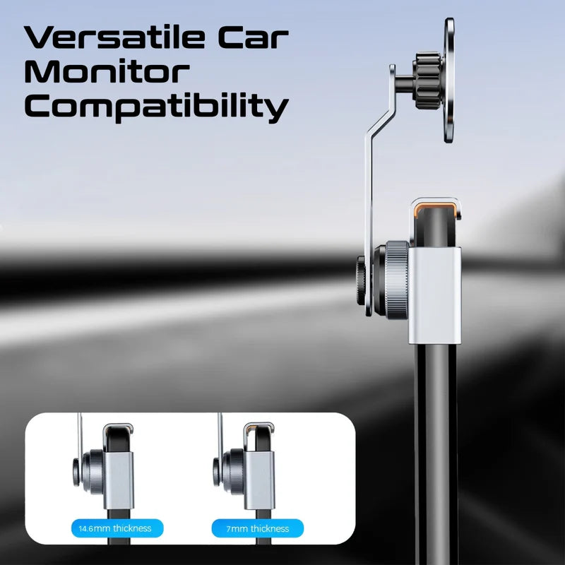 PROMATE SecureGrip Cradleless Magnetic Smartphone Holder for Car Monitor - 15W