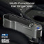 PROMATE Multi-Functional Car Organizer and Charging Station with Retractable Cables - 65W / USB-C & Lightning / Black