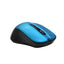 PROMATE Contour Comfort Performance Wireless Ergonomic Mouse - Blue