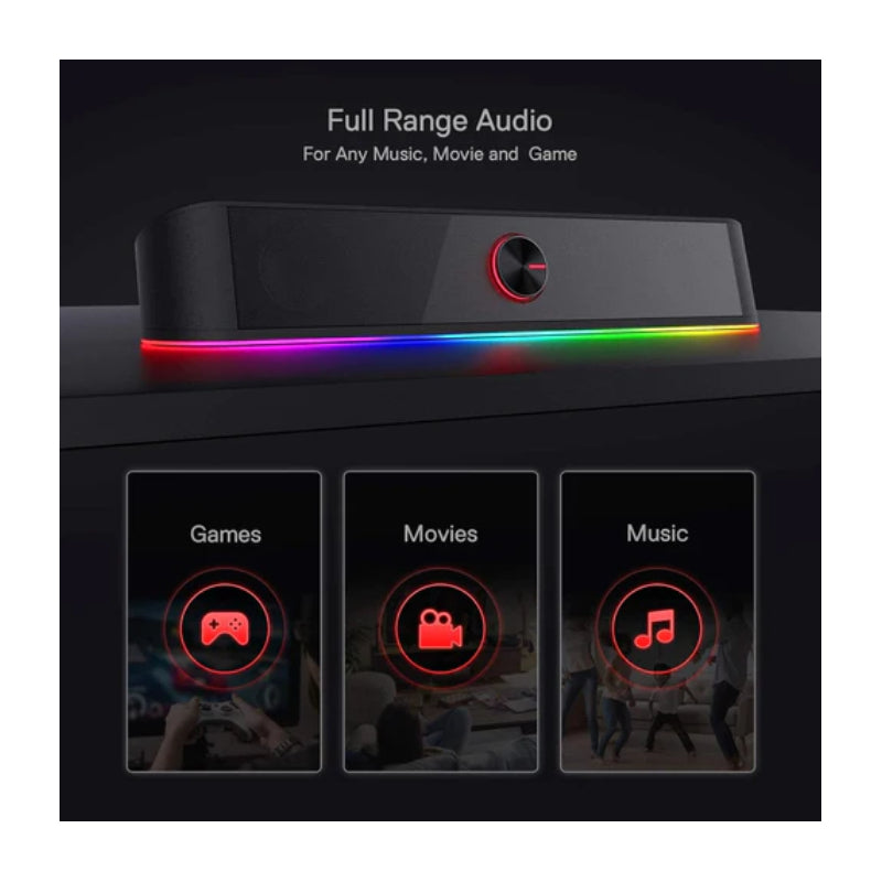 Redragon ADIEMUS GS560 - 3.5mm / USB / Speaker / Black