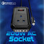PROMATE Multi-Port DC to AC Power Inverter with 200W AC Socket