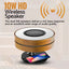 PROMATE 3-in-1 Contemporary Designed Wireless Speaker with Desk Lamp and Wireless Charger