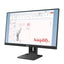 Lenovo ThinkVision E24-40 - 23.8" FHD IPS / 4ms / 100Hz / D-Sub / HDMI 1.4 / DisplayPort 1.2 / Speaker / Height Adjust Stand - Monitor (64BAMAR1UK)