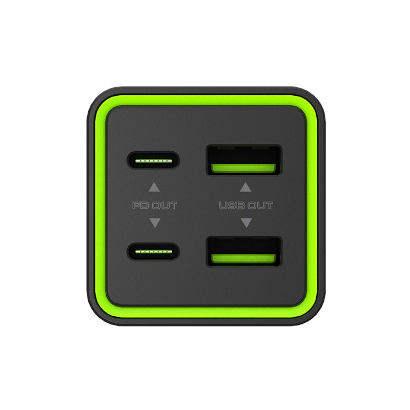 GOUI Tank 65W Desktop Charger - 65W / USB-A/USB-C / Black