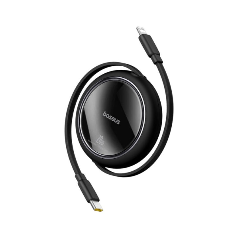 Baseus Free2Pull USB-C to Lightning Retractable Cable - 20W / Black