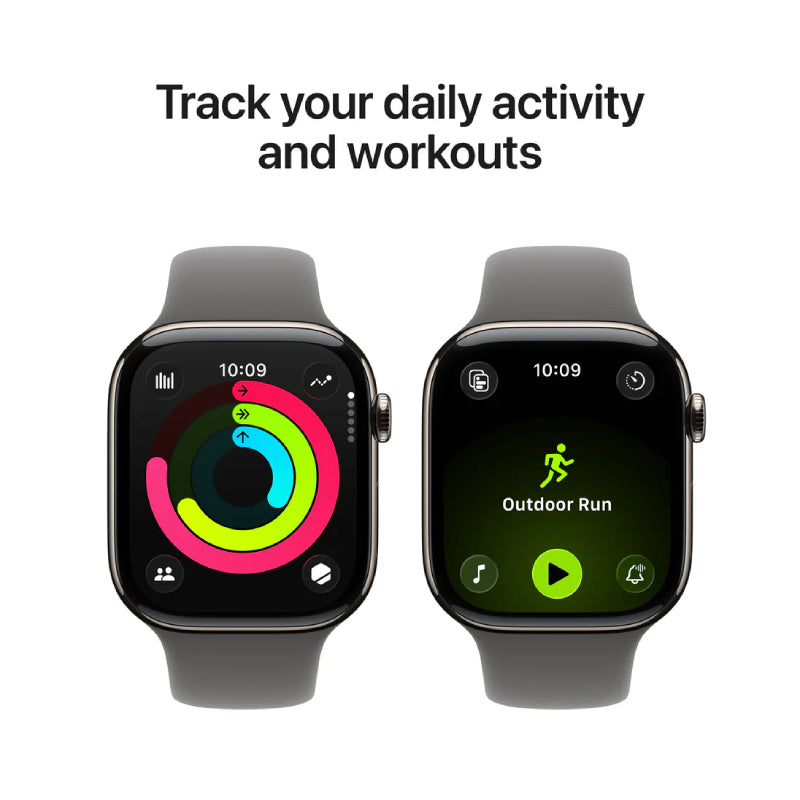 Apple Watch Series 11 - LTPO OLED / 64GB / 42mm / Bluetooth / Wi-Fi + Cellular / Small/Medium / Natural Titanium Case
