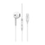 PROMATE Laxi-M High Fidelity USB-C ENC Mono Wired Earphone - Wired / USB-C / White