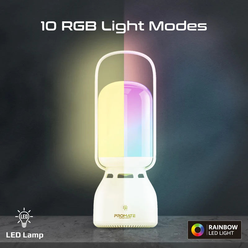 PROMATE Portable Multifunctional Bluetooth Speaker Camping Light