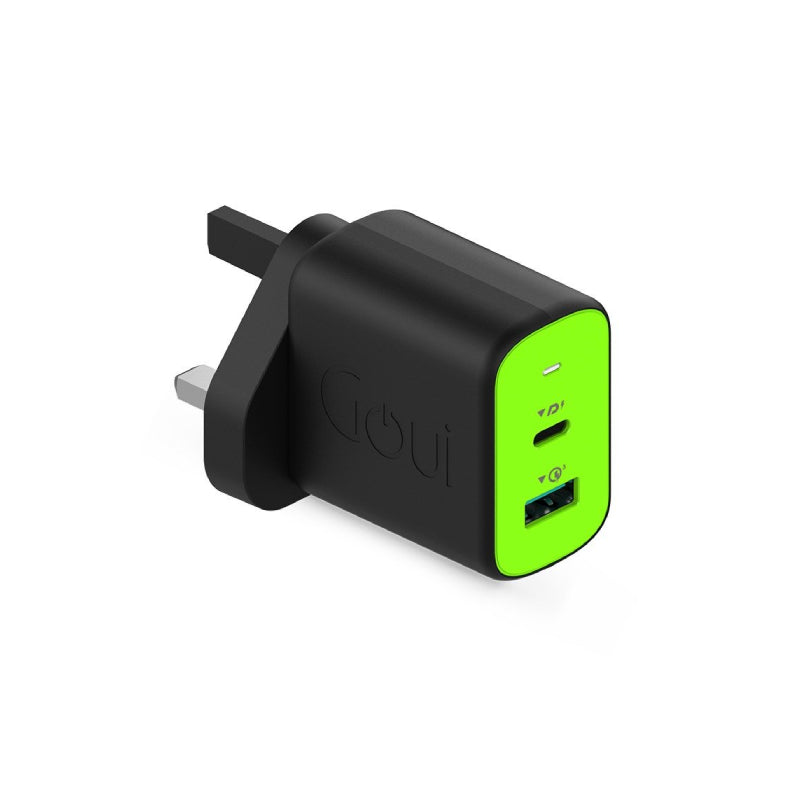 GOUI Mini PD 45W Wall Charger - 45W / USB-A/USB-C / Black