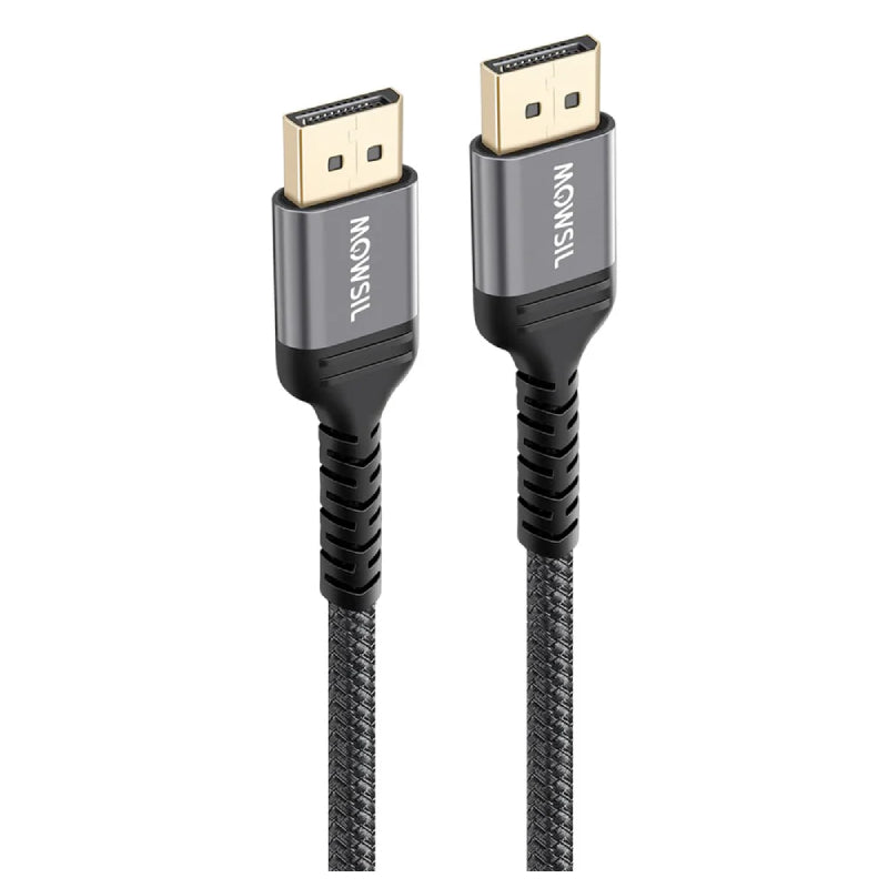 Mowsil DisplayPort 1.2 Cable - 4K / 60Hz / 1 Meter / Grey