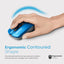PROMATE Contour Comfort Performance Wireless Ergonomic Mouse - Blue