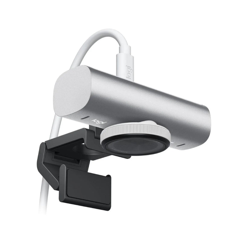 Logitech MX Brio 4K Ultra HD Collaboration and Streaming Webcam - 4K/30fps / USB-C / wired / Pale Gray