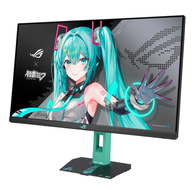 ASUS ROG STRIX XG27ACMEG-G - 27" QHD / 0.3ms / Up to 260Hz / HDMI 2.1 / DisplayPort 1.4 - Hatsune Miku Edition Gaming Monitor