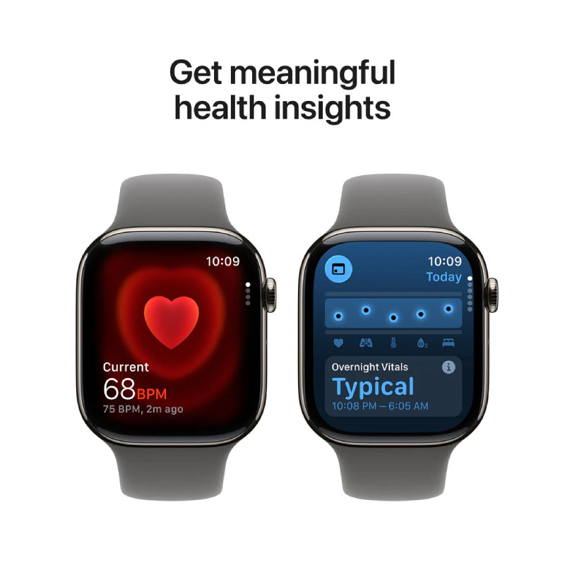 Apple Watch Series 11 - LTPO OLED / 64GB / 42mm / Bluetooth / Wi-Fi + Cellular / Small/Medium / Natural Titanium Case