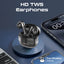 PROMATE TransPods High Definition Transparent TWS Earbuds with IntelliTouch - Bluetooth / 350mAh / Black