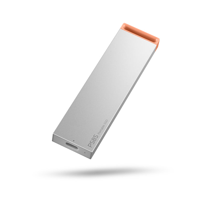 Lenovo PS8S Portable SSD - 512GB / up to 1050 MB/S / USB-C / Cool Grey