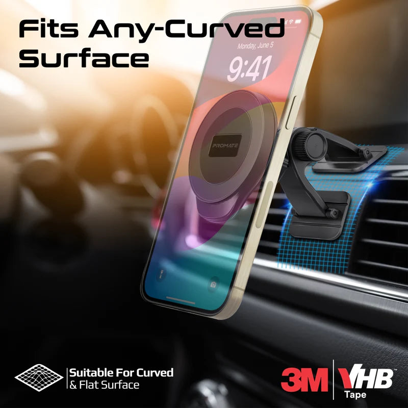 PROMATE MagGrip 360° Cradleless Magnetic Smartphone Holder