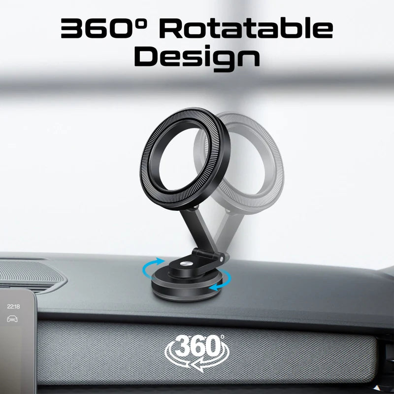 PROMATE MagGrip 360° Cradleless Foldable Magnetic Ring Smartphone Holder