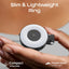 PROMATE 360° Rotatable Ultra-Slim MagSafe Rechargeable LED Ring Light