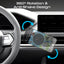 PROMATE 2-in-1 MagSafe Wireless Car Charger with Built-in Wireless Mono ENC Earphone - 15W