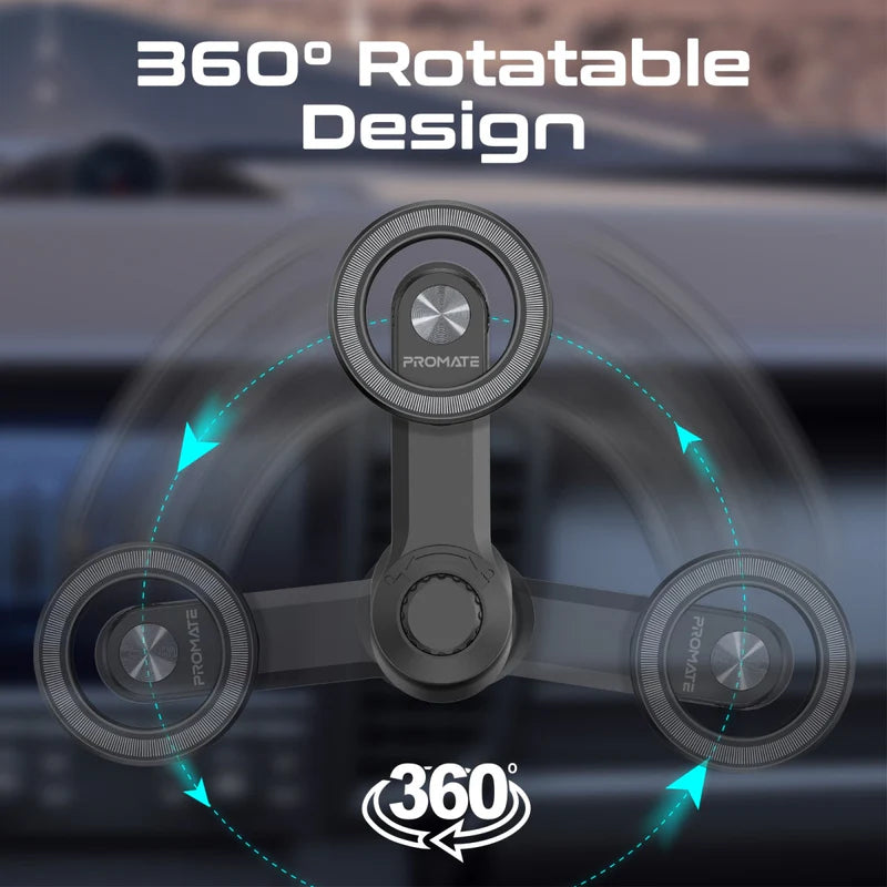 PROMATE MagGrip Cradleless Magnetic Ring Smartphone Holder for AC Vent
