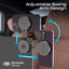 PROMATE Qi2 Certified Extending Magnetic Wireless Smartphone Charging Mount - 15W