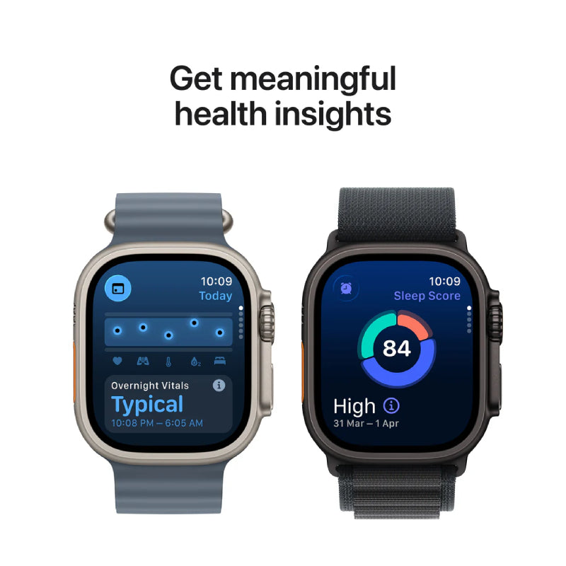 Apple Watch Ultra 3 - LTPO OLED / 64GB / 49mm / Bluetooth / Wi-Fi / Cellular / Medium / Natural Titanium Case with