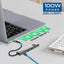 PROMATE ComandHub-Lite 9-in-1 Multi-Function USB-C Hub - Grey