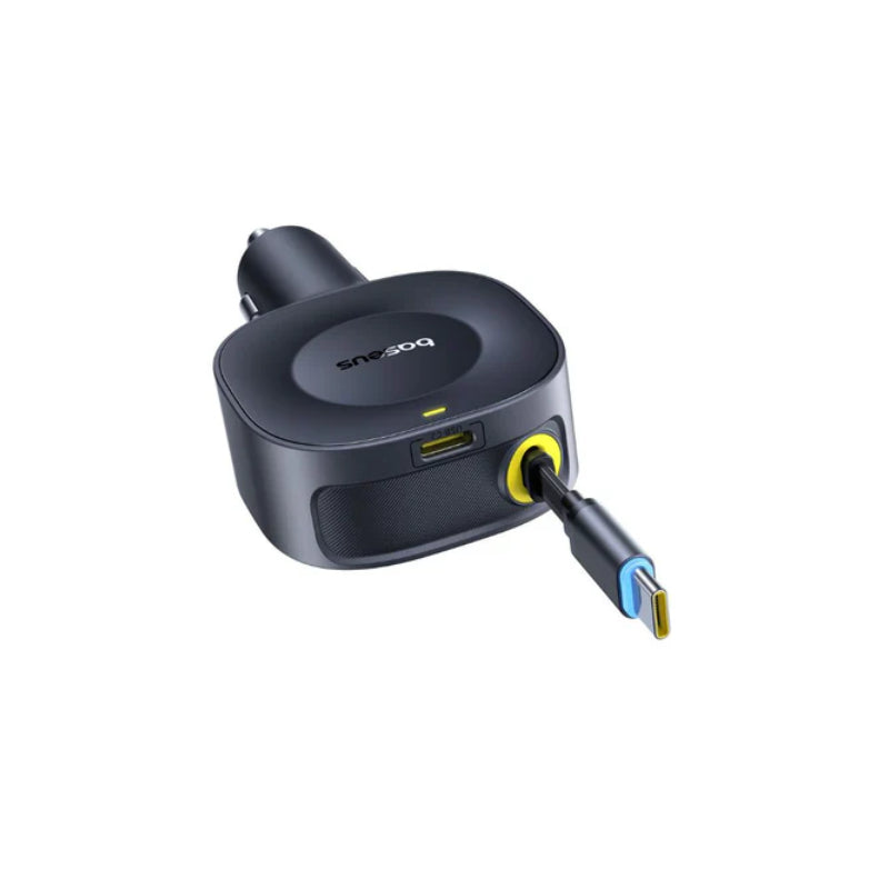Baseus PrimeTrip VR2 Car Charger with Retractable Cable - USB-C / 60W