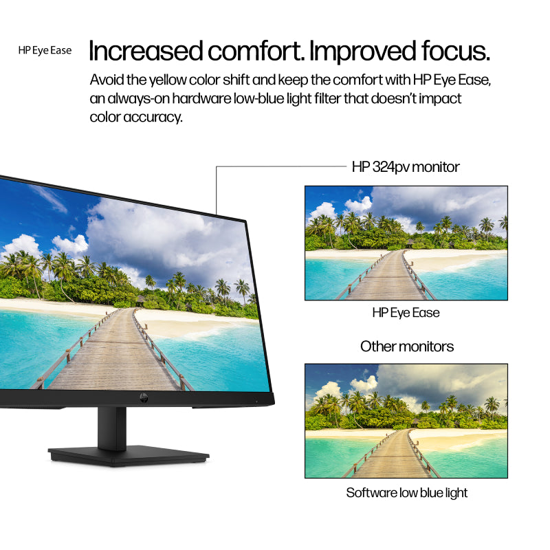 HP Series 3 Pro 324pv Monitor - 23.8" FHD / Up to 100Hz / HDMI 1.4/VGA - Monitor