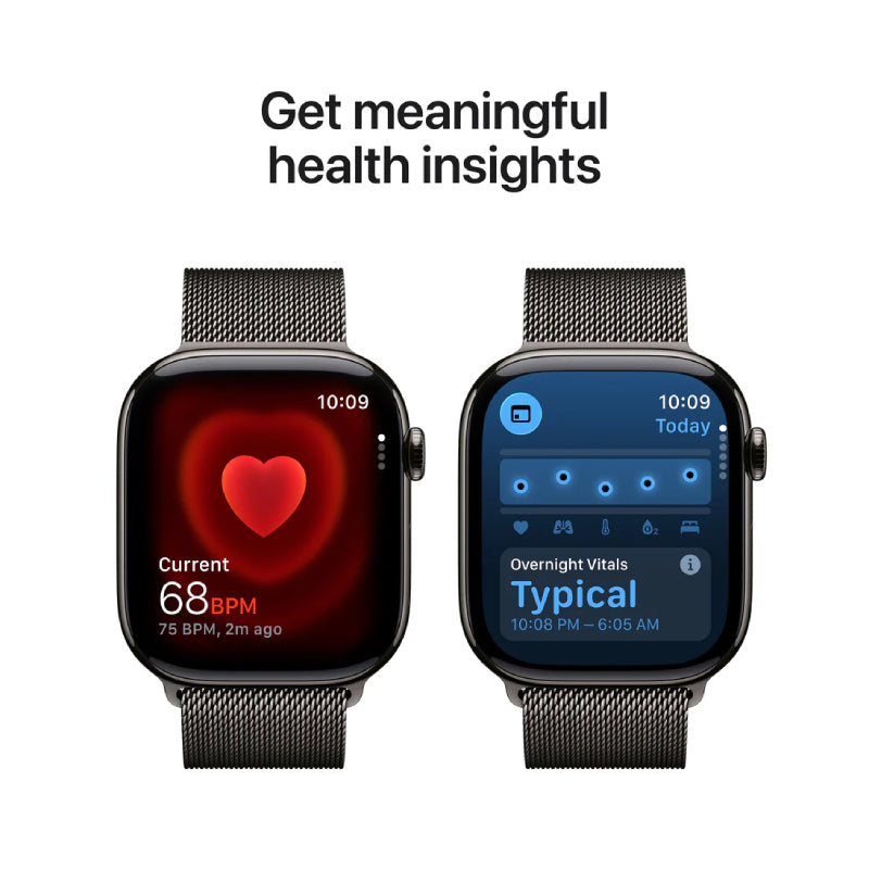 Apple Watch Series 11 - LTPO OLED / 64GB / 46mm / Bluetooth / Wi-Fi + Cellular / Small/Medium / Slate Titanium Case