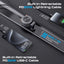 PROMATE Multi-Port Car Charger with Dual Retractable USB-C Cables - 88W