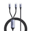 UGREEN 2-in-1 Universal PD Fast Charging Cable - 5A / 100W / Black