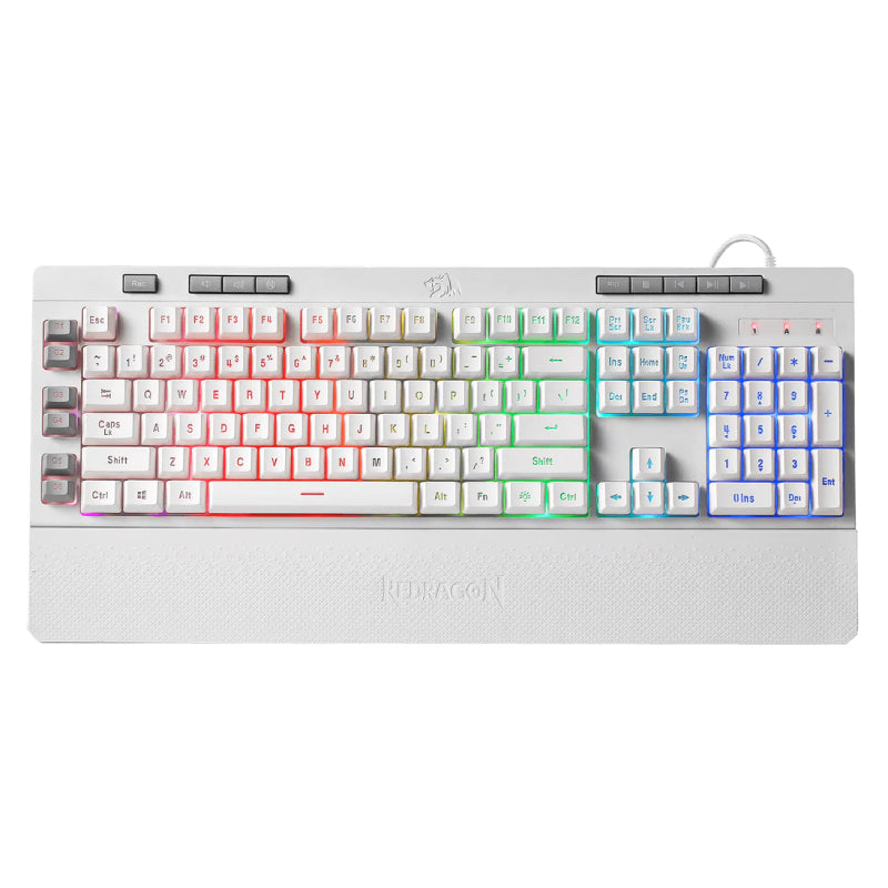 Redragon SHIVA K512 Membrane Gaming Keyboard - White