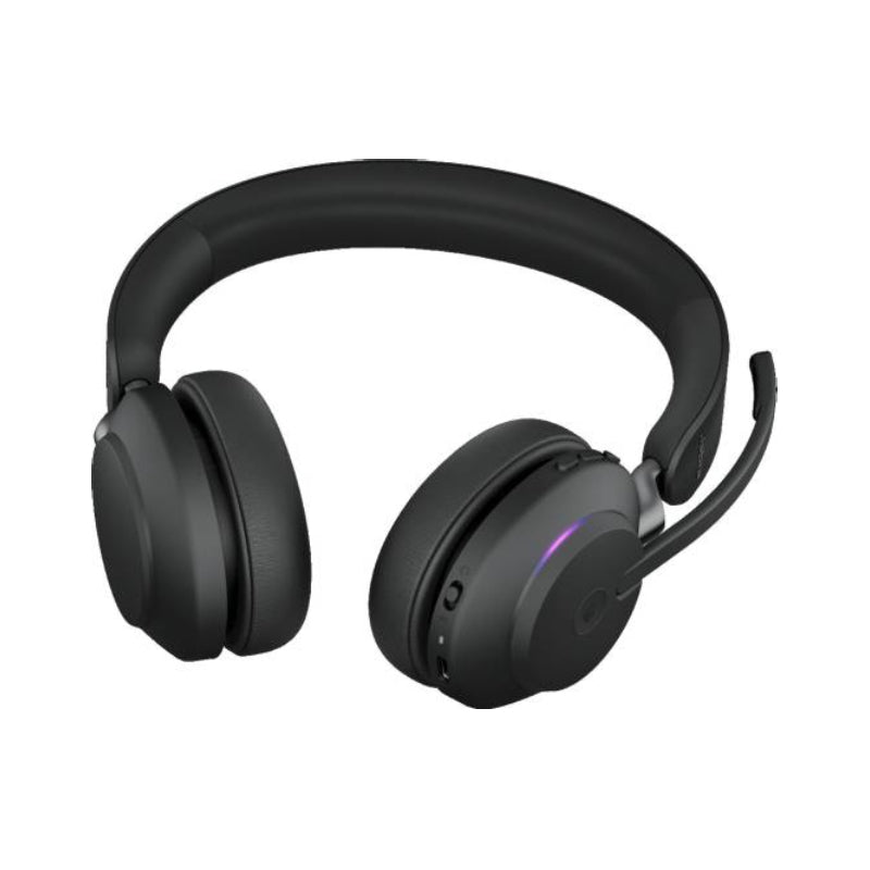 Jabra Evolve2 65 Link 380a MS Stereo Headphone - Wireless / Black