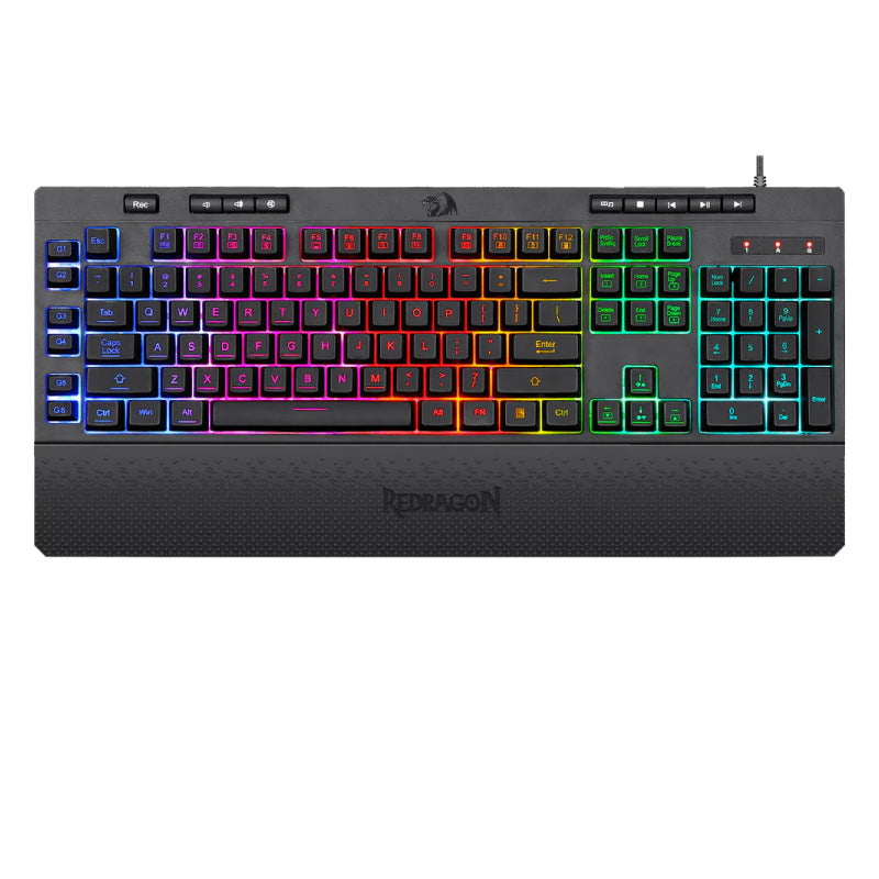 Redragon SHIVA K512 Membrane Gaming Keyboard - Black
